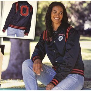 Ohio State University Womens Bomber Jacket Size Medium